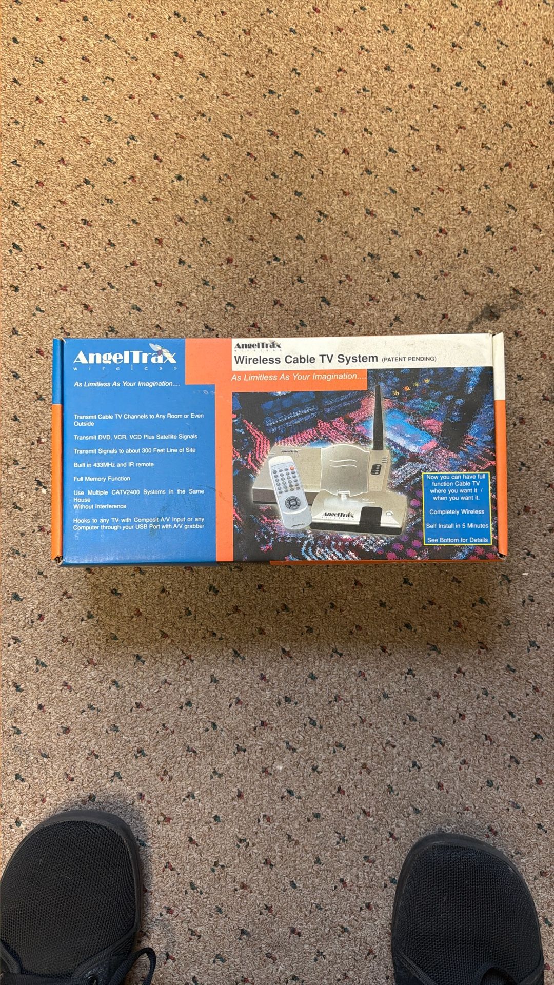 AngelTrax Wireless Cable TV System 