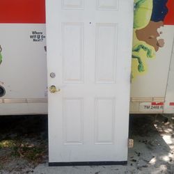 Metal door 36x79  located Mount Dora Fl 32757