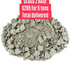 Fill sand class 2 base gravel gold white