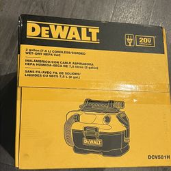 Dewalt Wet/dry Vacuum
