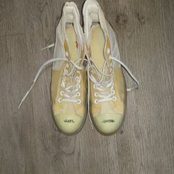 Off White Converse All Star Vulcanized