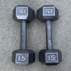 15 Pound Dumbbells