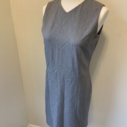Jones & Co Grey Professional Pencile Dress Women’s Size 4