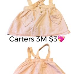Carters Overall Great Condition Girls Size 3 Months 💖💖042424.