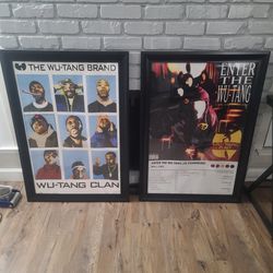 2 Framed Wu Tang Posters