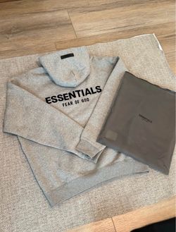 Fear of God Essentials Grey Hoodie