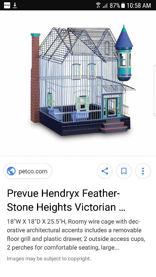 Featherstone Heights Victorian bird cage
