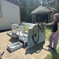 Transit Connect Ladder Rack Shelving And Partition