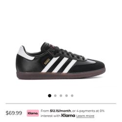 Adidas Samba Classic Youth Size 2
