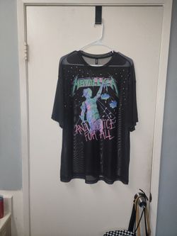 Metallica Sheer Top