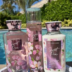 Bath and Body Works Sweet Pea Set