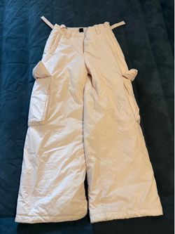 Moose Knuckles Puffer Cargo Snow Pants - Light Pink (Size S) - move out sale
