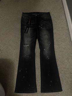 Purple Flared Jeans