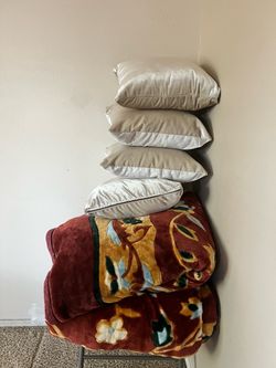 Blanket and pillow