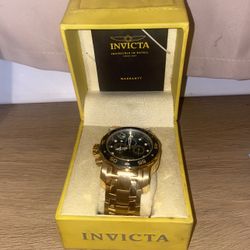 Invicta Gold And Green Watch