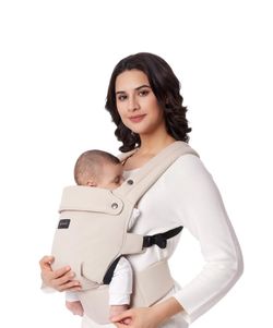 Momcozy khaki ergonomic baby carrier