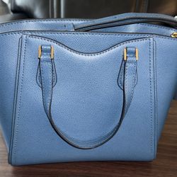 Michael Kors Taryn Small Leather Convertible Crossbody Bag-  Color:  Dark Chambray