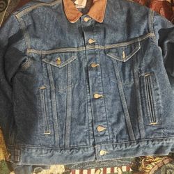 Carhartt Aztec Denim Jacket Blanket Lined