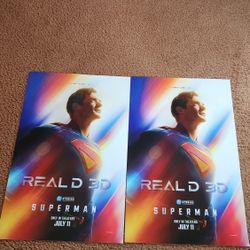 2 Superman Posters 
