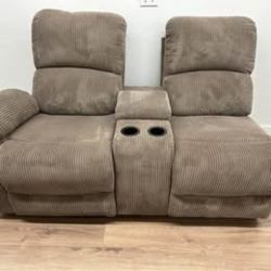 Couch Cloudmotion Coffee Stripe Fabric Living Room Recliner Intelligent Sofa