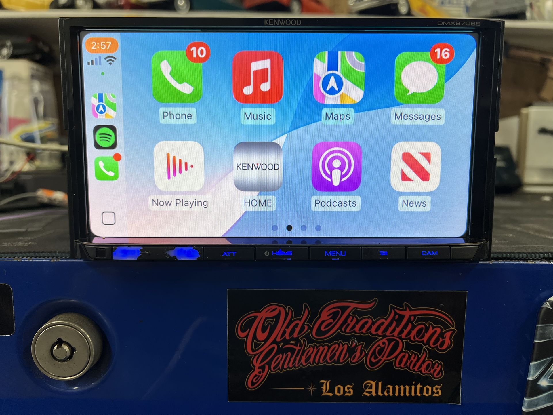 Kenwood DMX 9706s Car Apple Play in excellent condition