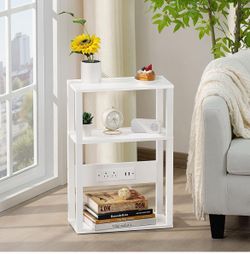 Side Table W/ Charging Station Brand New In Box $20