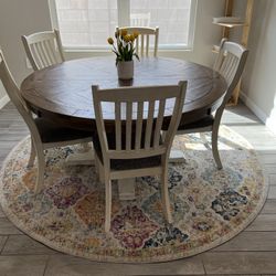 Wodden Dining Table With Chairs 