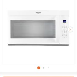WHIRLPOOL 30 in. Over-the-Range Microwave in White with Sensor Cooking