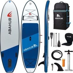 INFLATABLE BLUE STAND UP PADDLE BOARD