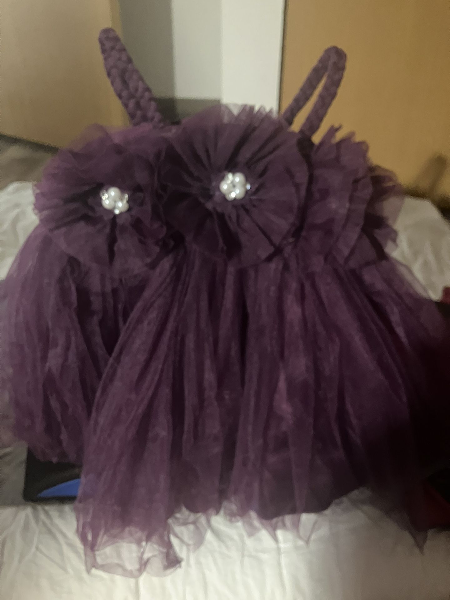 Purple Dress For Infant Girl