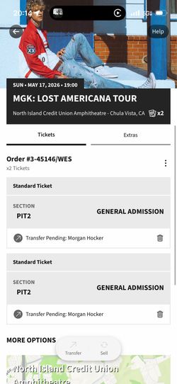 MGK PIT TICKETS.