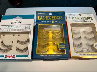 Eylure pro beauty false lashes eyelashes makeup