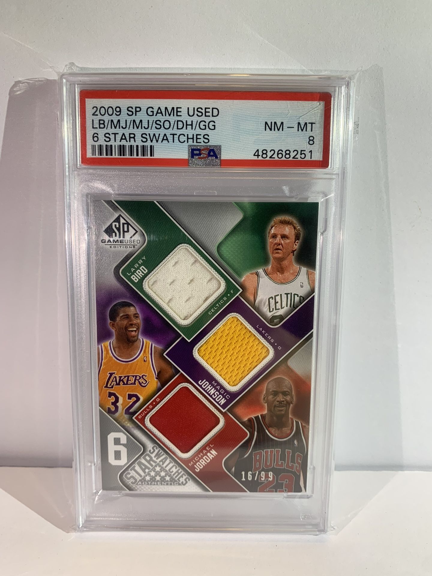 2009 Game Used 6 Star Patches, PSA 8! ULTRA RARE,