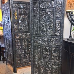 Vintage Wood Room Divider