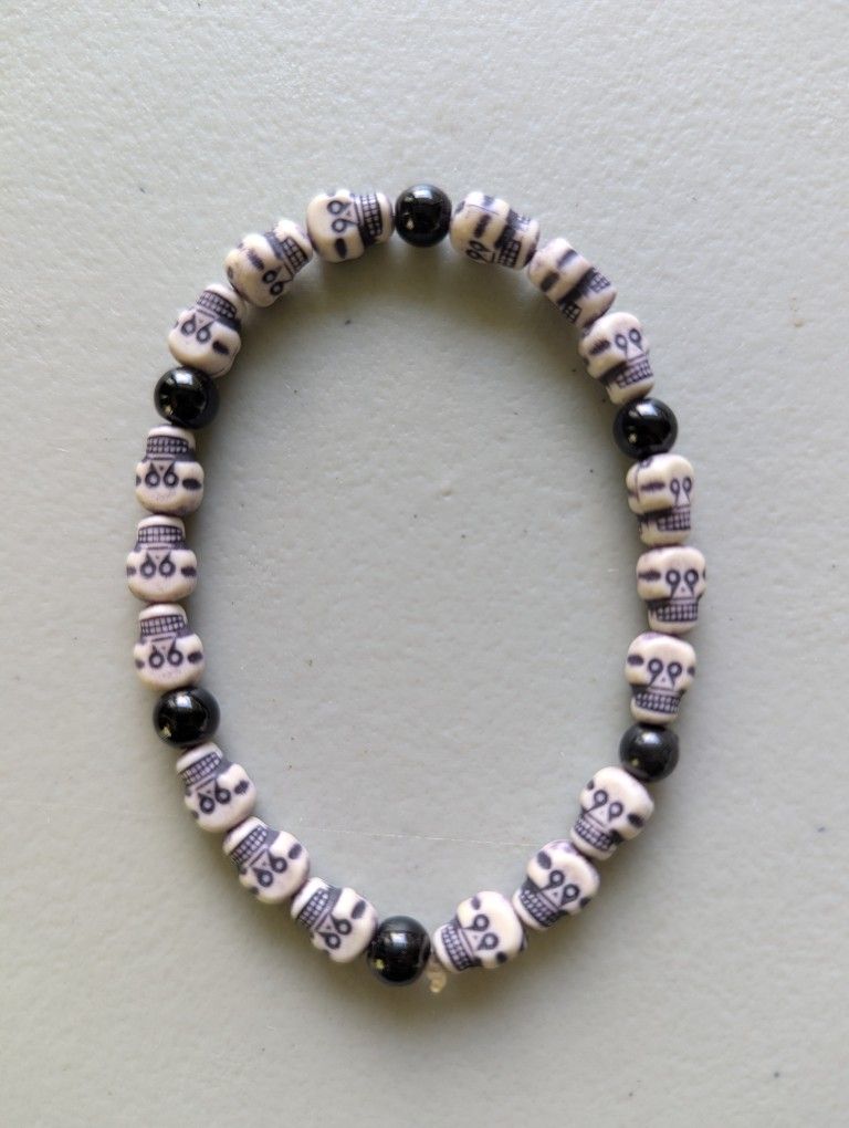 Skeleton Head Bracelet