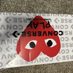 Comme Des Garçon Converse Size 12