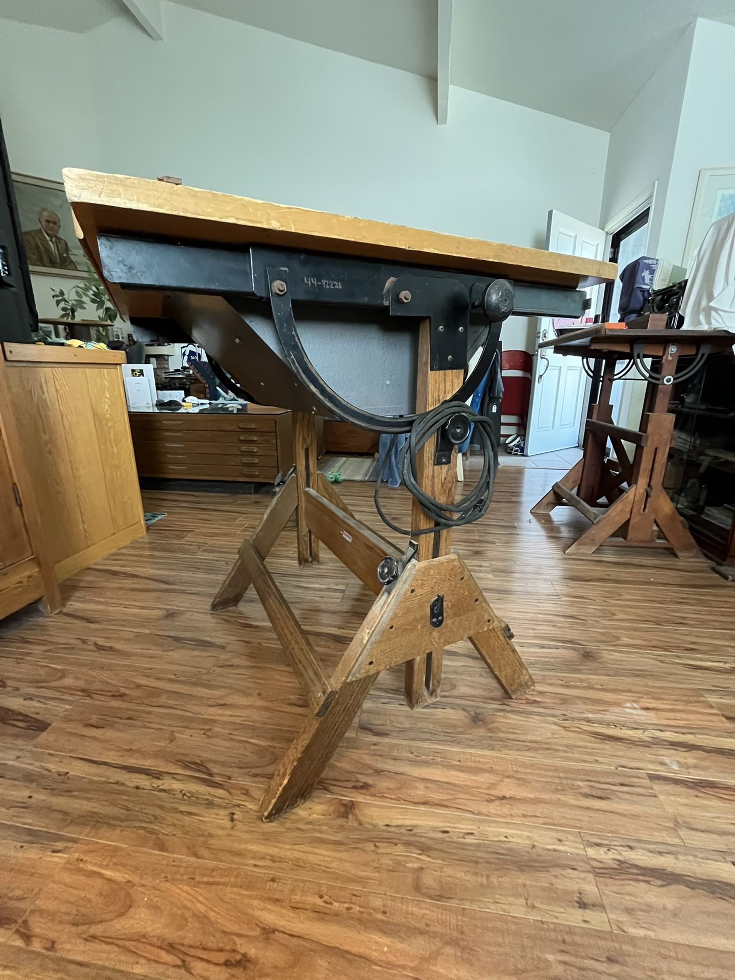 Antique Hamilton Drafting Light Table
