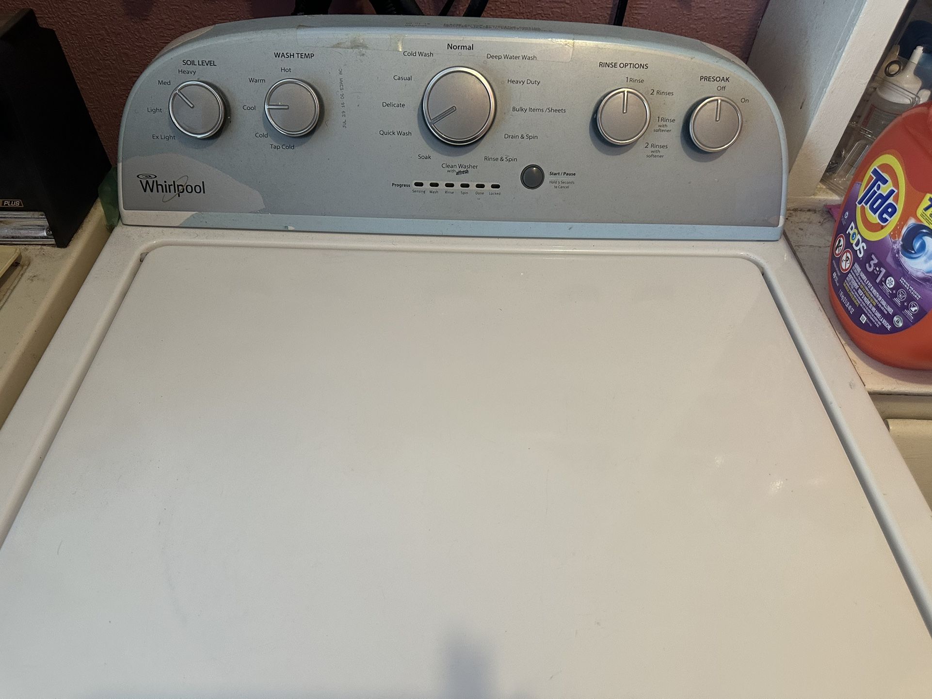Whirlpool High Efficiency Washer