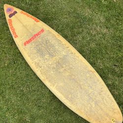“Flashes” 5’8” Thruster Surfboard — Repaired
