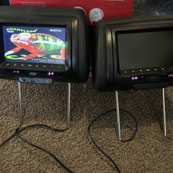 Headrest TVs With DVD Player - $30