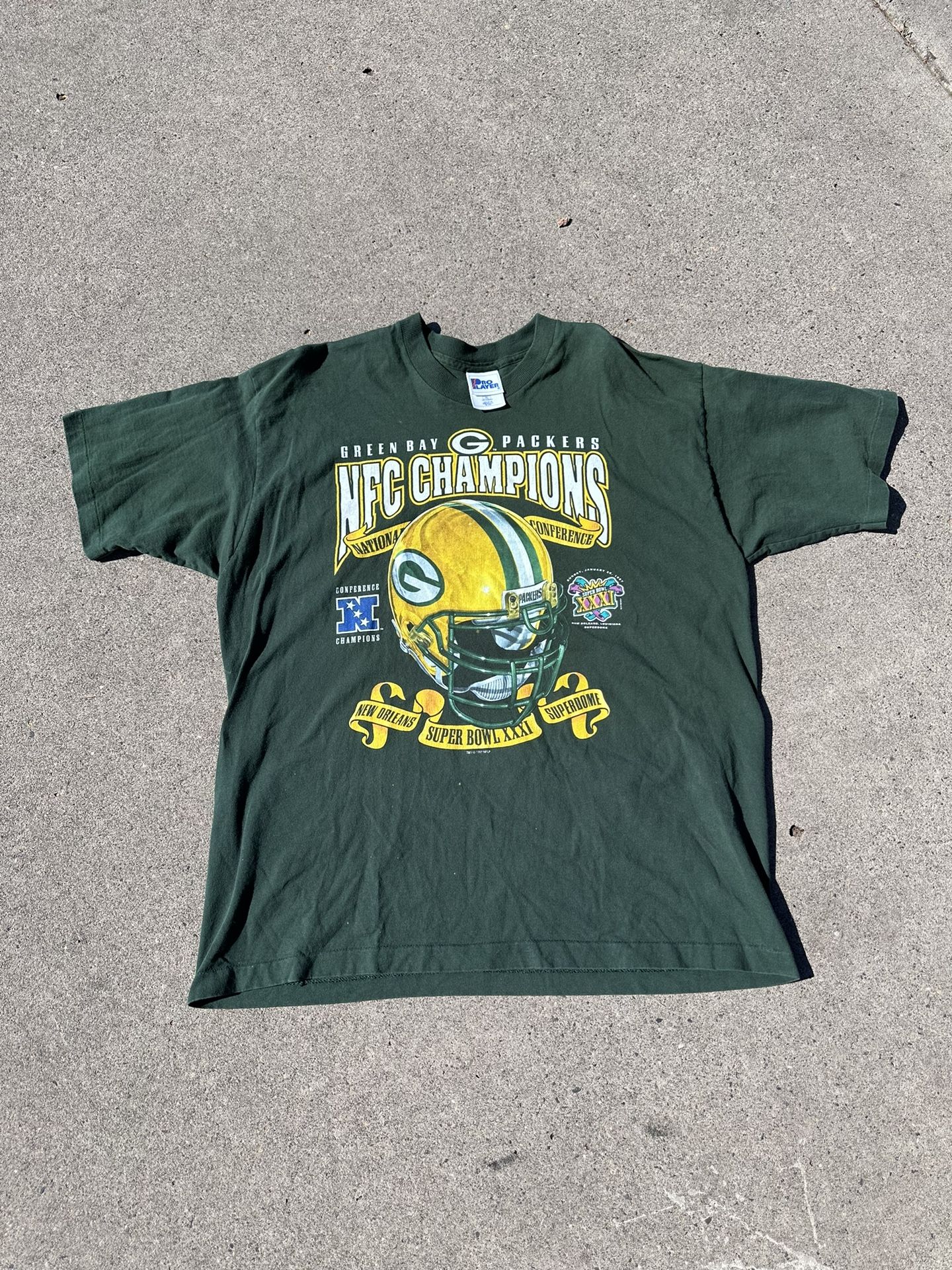 Vintage 1997 Green Bay Packers NFC Champions Super Bowl