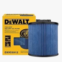 DEWALT FINE DUST WET/DRY VAC FILTER