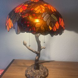 Hand Made Stain Glass Lamp 