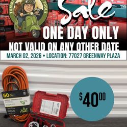 ONE DAY ONLY: Milwaukee HOLE DOZER Bi-Metal Hole Saw Kit + 50ft Extension Cord