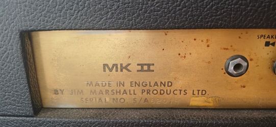 1976 Marshall MKII 50w Amp