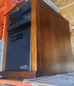 Duraflame1500-Watt Infrared Quartz Cabinet Indoor Electric Space Heater with Thermostat and Remote