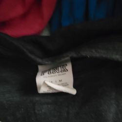 Worn once Victoria secret pink T-shirt size medium black 🖤 with bling logo T-shirt