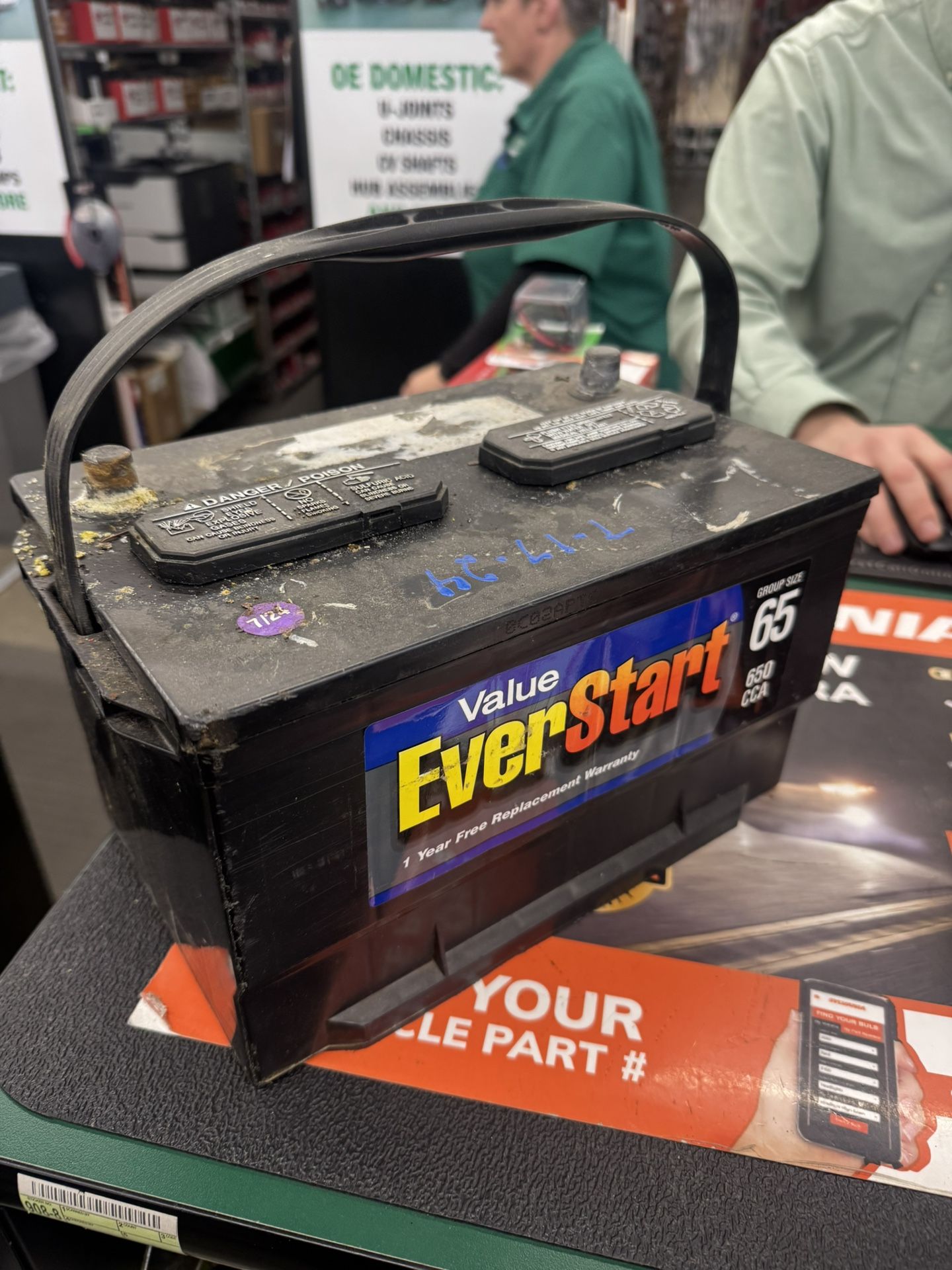 Group 65 Battery 7/24 Date 