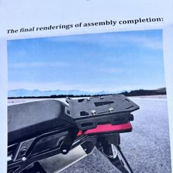 Tuareg 660, 2022-25 Motorcycle Rear Cargo Luggage Rack