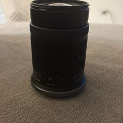 Canon RF-S 55-210 mm f/5-7.1 IS STM lens.